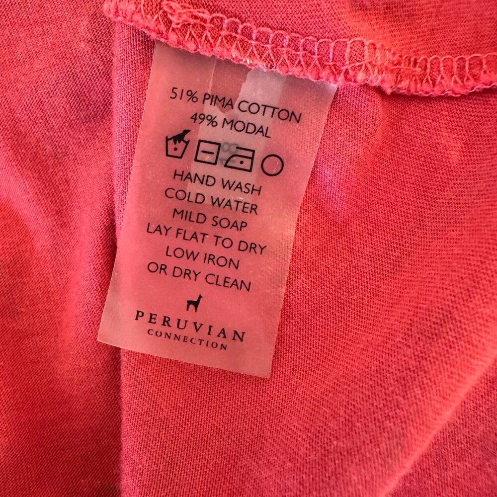 Peruvian Connection Artemis Tunic Top Size L Flor… - image 8